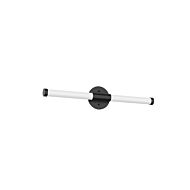 Akari LED Bathroom Fixture in Black by Kuzco Lighting