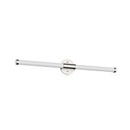 Akari LED Bathroom Fixture in Brushed Nickel by Kuzco Lighting