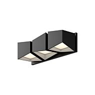 Cubix LED Vanity in BlackWhite by Kuzco Lighting