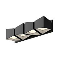 Cubix LED Vanity in BlackWhite by Kuzco Lighting