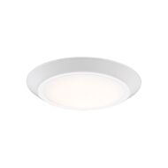 Verge Flush Mount in Matte White by Quoizel