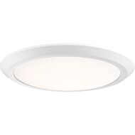 Quoizel Verge 16 Inch Ceiling Light in White Lustre