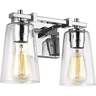 Mercer 2 Light Bathroom Vanity Light in Chrome by Sean Lavin