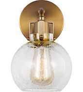 Clara Wall Sconce in Burnished Brass by Sean Lavin