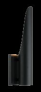 Stylus One Light Wall Sconce in Matte Black by Matteo Lighting