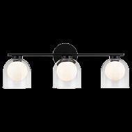 Matteo Derbishone 3 Light Wall Sconce In Black