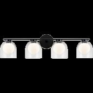 Matteo Derbishone 4 Light Wall Sconce In Black