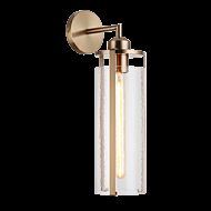 Matteo Bayou 1 Light Wall Sconce In Aged Gold Brass