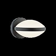 Matteo Chatoyant 1 Light Wall Sconce In Matte Black