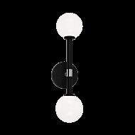 Matteo Stellar 2 Light Wall Sconce In Black