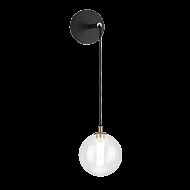 Matteo Magma 1 Light Wall Sconce In Clear