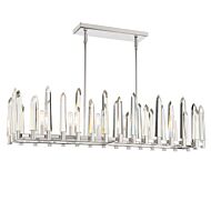 Watson Six Light Chandelier in Polished Nickel by Crystorama