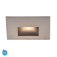 LEDme 1-Light LED Step and Wall Light in Brushed Nickel