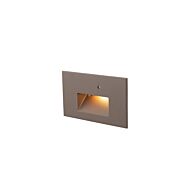 WAC Step Light With Photocell 3000K Wall Sconce in Bronze on Aluminum