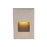 LEDme 1-Light LED Step and Wall Light in Brushed Nickel