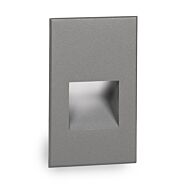 LEDme 1-Light LED Step and Wall Light in Graphite with Aluminum