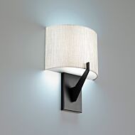 Fitzgerald 1-Light LED Wall Sconce in Black