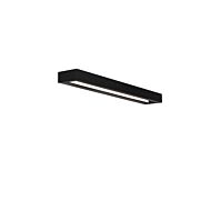 Open Bar 2-Light LED Bathroom Vanity Light in Black