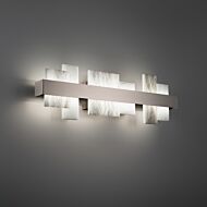 Acropolis 1-Light LED Bathroom Vanity Light in Brushed Nickel