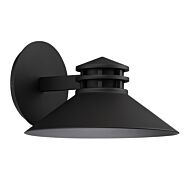 Sodor 1-Light LED Wall Light in Black