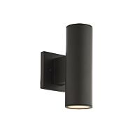 WAC Cylinder 3000K 2 Light Wall Sconce in Bronze