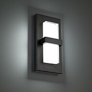 Bandeau 1-Light LED Outdoor Wall Light in Black