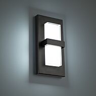 Bandeau 1-Light LED Outdoor Wall Light in Black