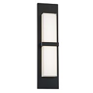 Bandeau 1-Light LED Outdoor Wall Light in Black