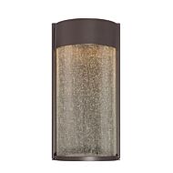 Modern Forms Rain 1 Light Outdoor Wall Light in Bronze