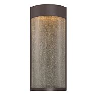 Modern Forms Rain 1 Light Outdoor Wall Light in Bronze