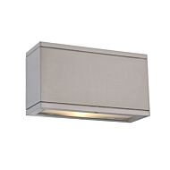 Rubix 1-Light LED Wall Light in Brushed Aluminum