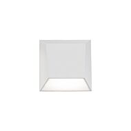 Atlantis 1-Light LED Outdoor Wall Light in White