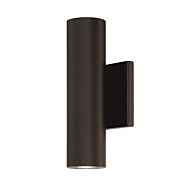 Caliber 1-Light LED Wall Light in Bronze