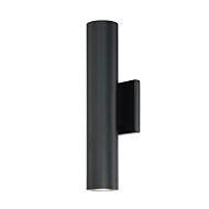 Caliber 1-Light LED Wall Light in Black