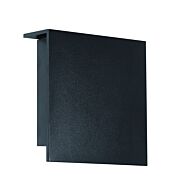 Modern Forms Square 8 Inch Outdoor Wall Light in Black