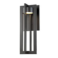 Chamber 1-Light LED Wall Light in Bronze