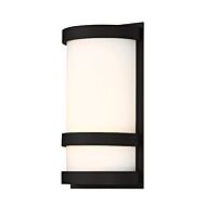 Latitude 1-Light LED Wall Light in Black