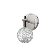 Marni LED Bathroom Fixture in Polished Nickel by Alora