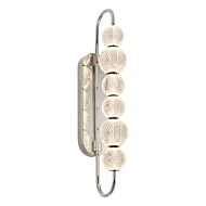 Marni LED Bathroom Vanity Light in Polished Nickel