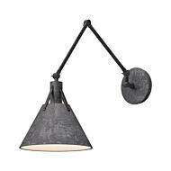 Archer One Light Vanity in Steel Shade by Alora