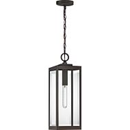 Quoizel Westover 7 Inch Outdoor Hanging Light in Western Bronze