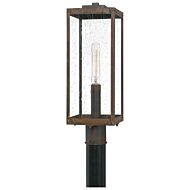 Westover One Light Outdoor Post Mount in Industrial Bronze by Quoizel