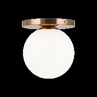 Matteo Cosmo 1 Light Wall Sconce In Aged Gold Brass