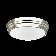 Matteo Fresh Colonial 2 Light Ceiling Light In Brushed Nickel