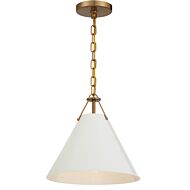 Xavier 1-Light Pendant in Vibrant Gold