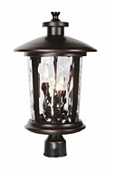 Craftmade Summerhays 17" Outdoor Post Light in Oiled Bronze Gilded