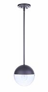 Craftmade Evie Outdoor Hanging Light in Midnight