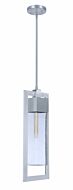 Craftmade Perimeter Outdoor Hanging Light in Satin Aluminum