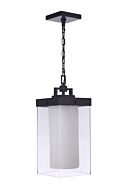 Hayner One Light Outdoor Pendant in Midnight by Craftmade